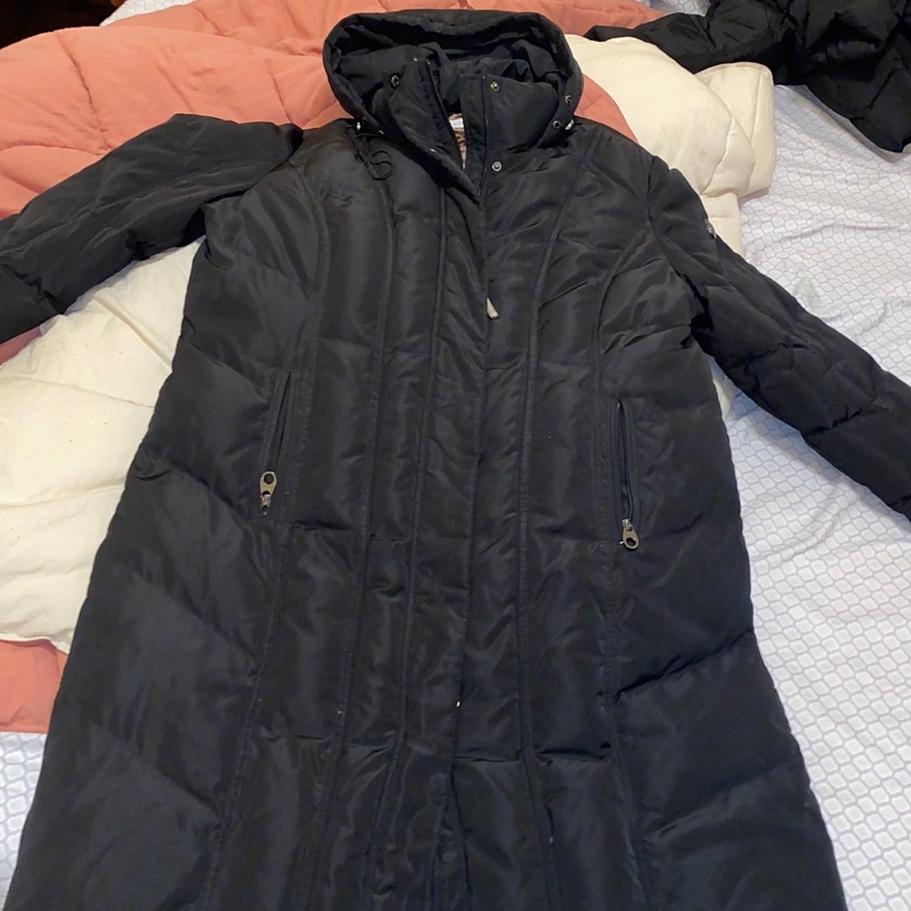 Calvin klein black long jacket